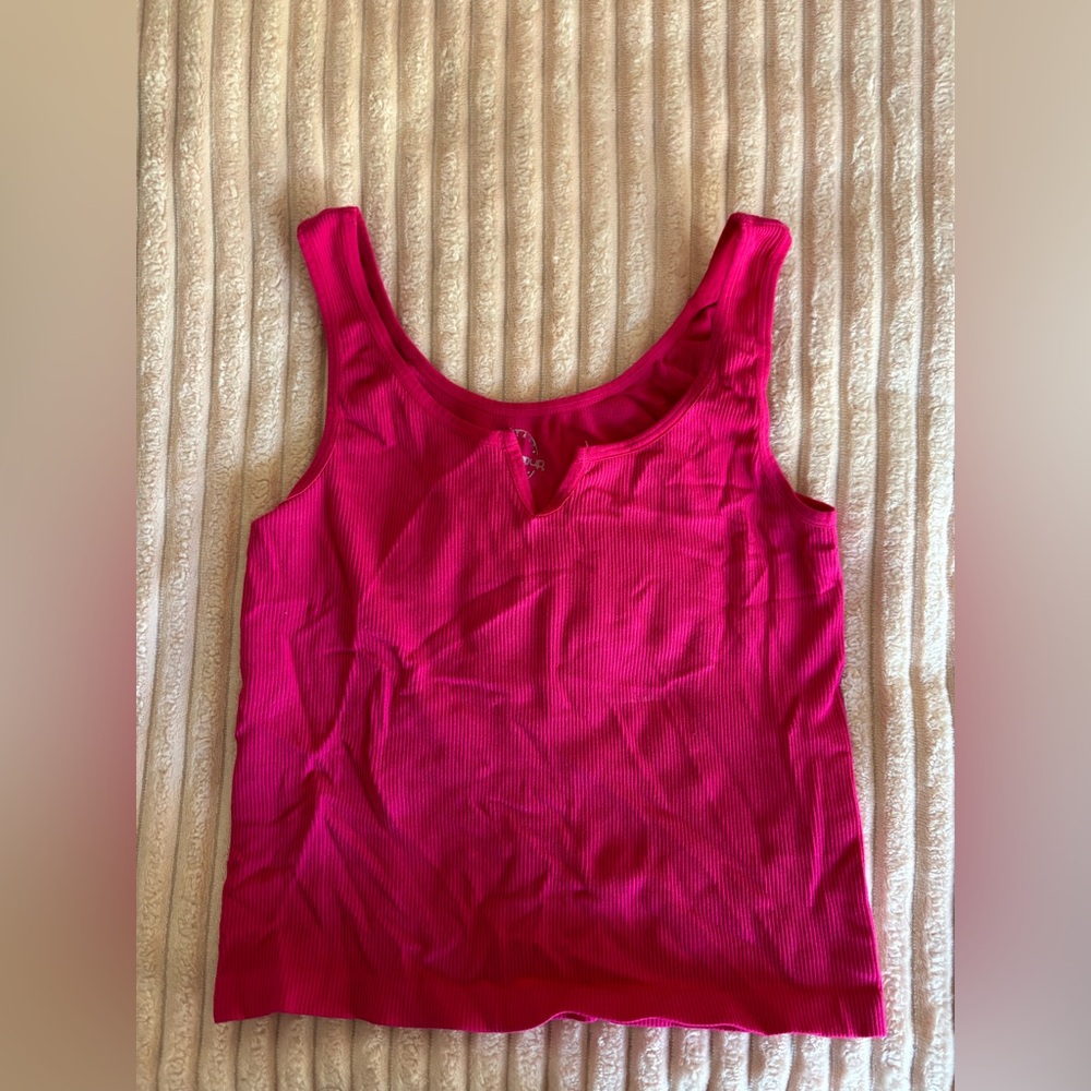 Hot pink tank